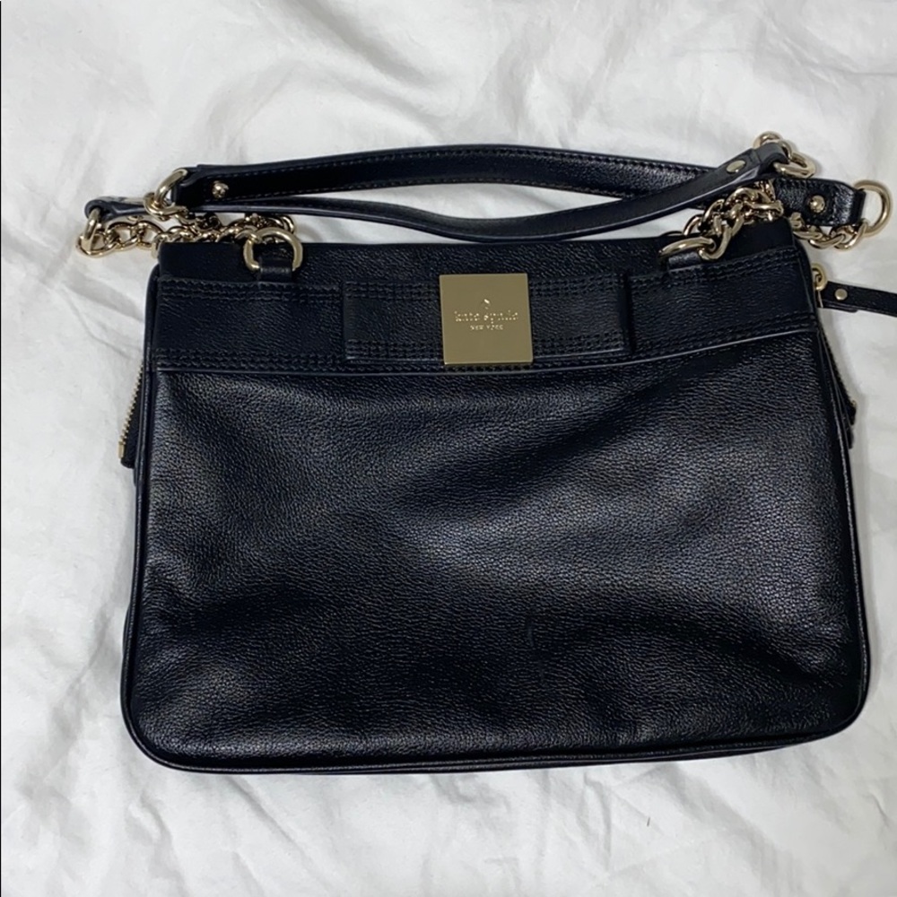 Black Kate Spade satchel, like new